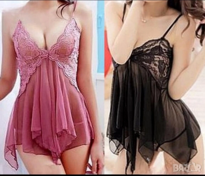 Екзотично черно нежно бельо 15 лева, снимка 1