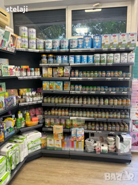 Метални стелажи за оборудване на магазин за детски стоки /НОВИ/, снимка 1