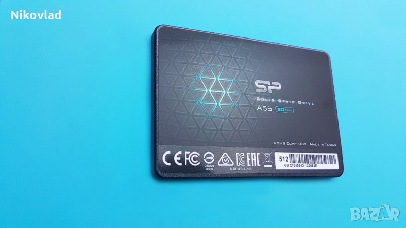 SSD SILICON POWER A55, 2.5", 512 GB, SATA3, снимка 1
