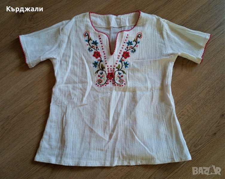 Народна Риза от Кенар за Момиче с Красива Бродерия!, снимка 1
