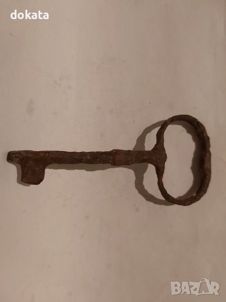Стар железен ключ., снимка 1