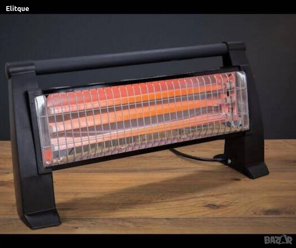 Кварцова печка , 3 тръби, 1500W, снимка 1