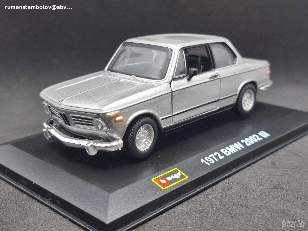 Bburago BMW 2002 this, 1:32, снимка 1