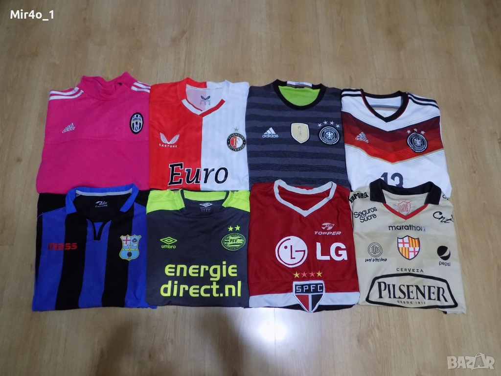 футболни тениски feyenoord genova germany sao paulo spfc barcelona sporting psv verbaant juventus, снимка 1