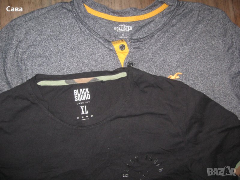Тениски BLACK SQUAD, HOLLISTER   мъжки,М-Л, снимка 1