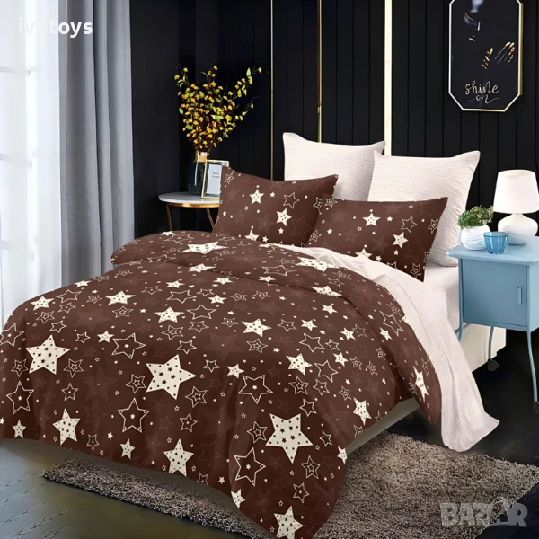 Двулицево спално бельо, 6 части - Модел WS17823, снимка 1