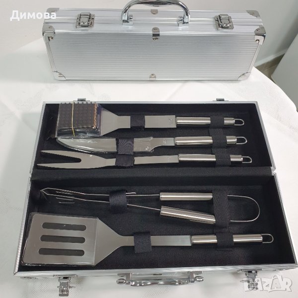 Куфар с прибори за барбекю , снимка 1