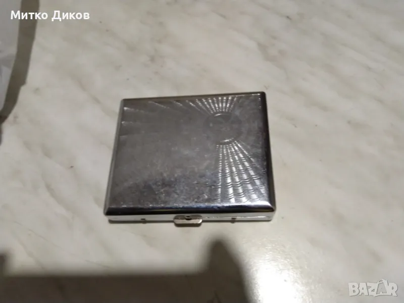 Табакера метална  като нова 93х75мм, снимка 1