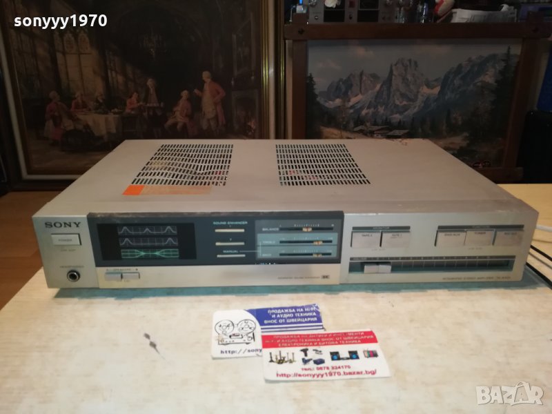 SONY TA-AX22 SILVER-AMPLIFIER-JAPAN 1801221724, снимка 1