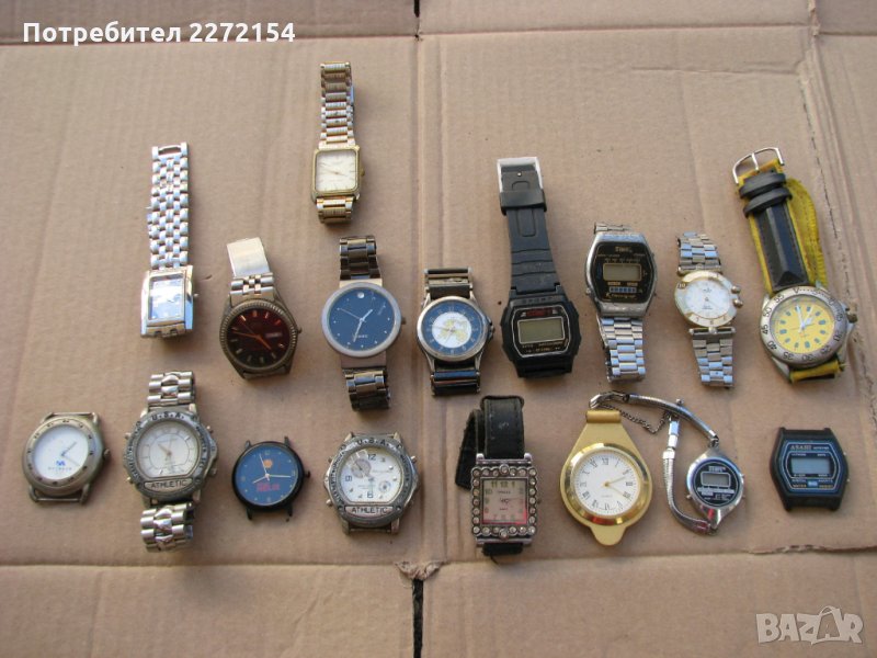 Кварцов и електронен часовник-17бр, снимка 1