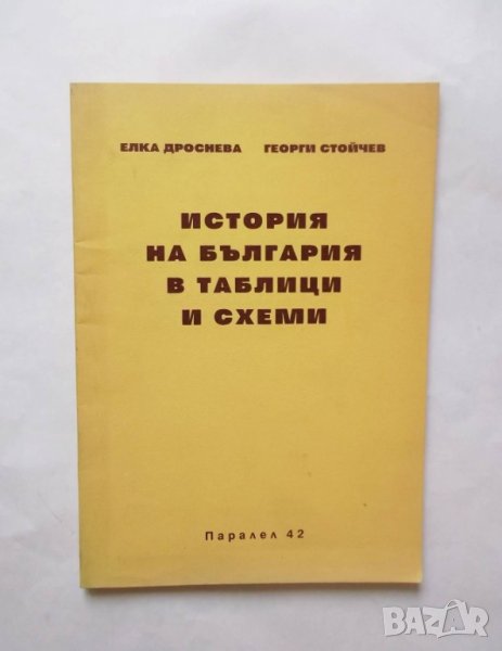 Книга История на България в таблици и схеми - Елка Дроснева, Георги Стойчев 1996 г., снимка 1