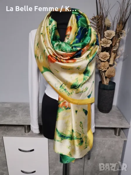Дамски шалове от 100 % коприна , снимка 1