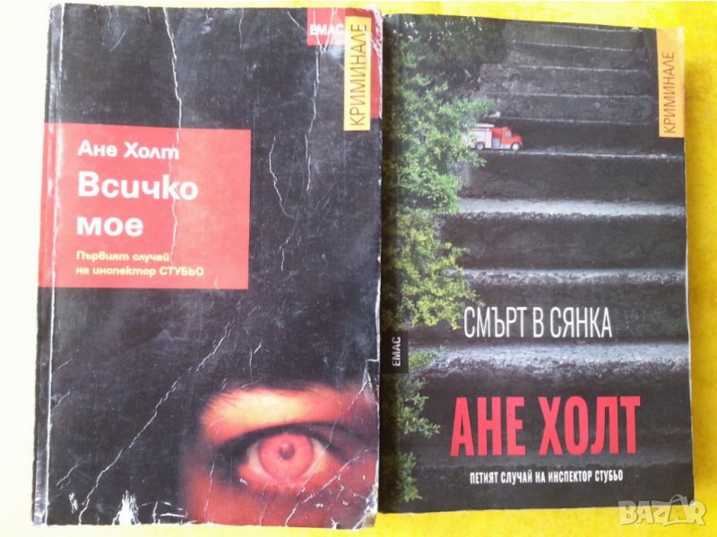 Ане Холт - 3 скандинавски криминални романа: Всичко мое / Смърт в сянка/ Внезапна смърт, снимка 1