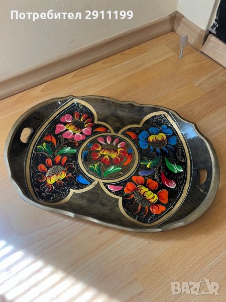 Дървен поднос, снимка 1
