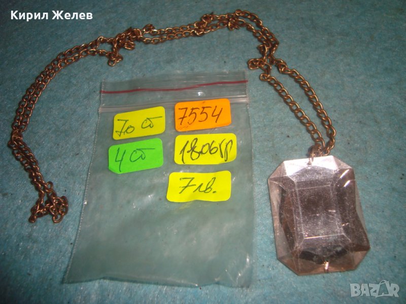 РЕТРО ВИНТИДЖ БОЖУ АРТ НУВО МЕДАЛЬОН 7554, снимка 1