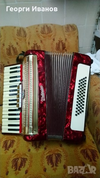 Продавам Акордеон Велтмайстер 48 Баса червен, снимка 1