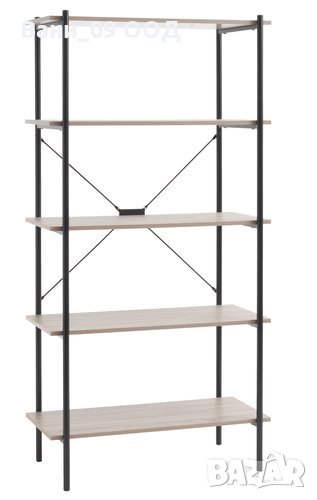 Висока етажерка в индустриален стил, снимка 1