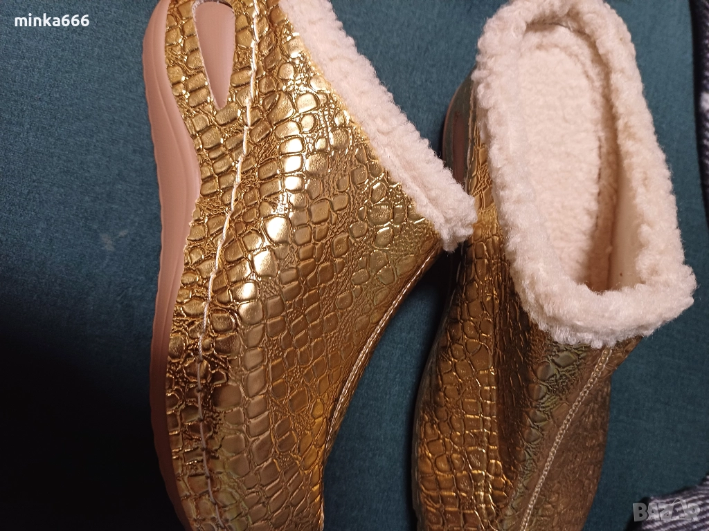 Домашни чехли с пух., снимка 1