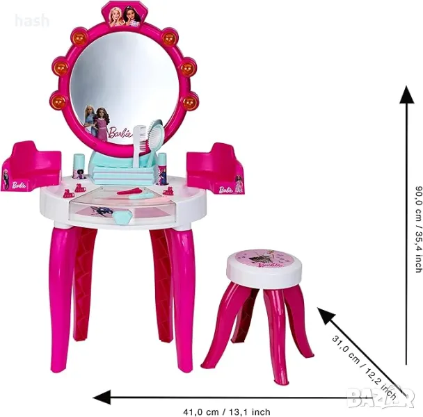 Студио за красота със светлини, звуци и аксесоари Барби - играчка, снимка 1