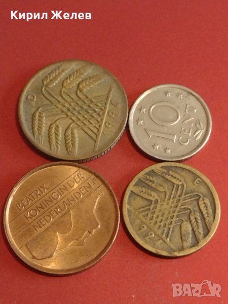 Лот монети от цял свят 4 броя ГЕРМАНИЯ, НЕДЕРЛАНДИЯ ЗА КОЛЕКЦИЯ ДЕКОРАЦИЯ 32022, снимка 1