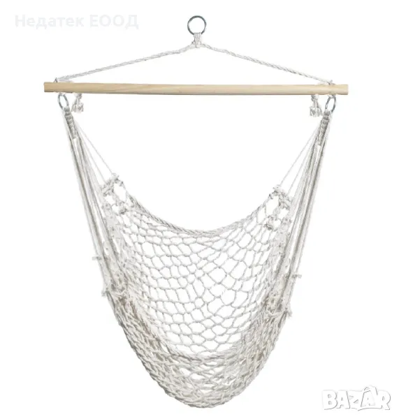 Висяща люлка хамак, Макраме, Ø100x120см., снимка 1