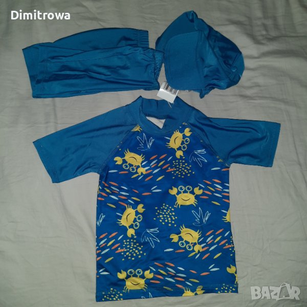 бански р-р98-104см 3 части с UV защита, снимка 1