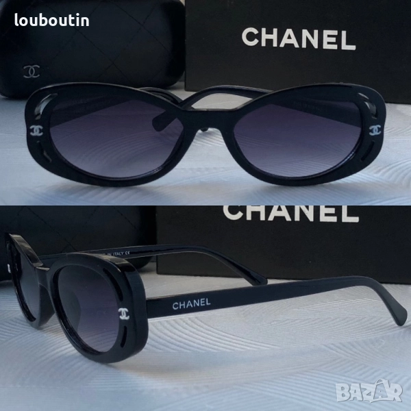 Дамски слънчеви очила елипса овални черно, снимка 1