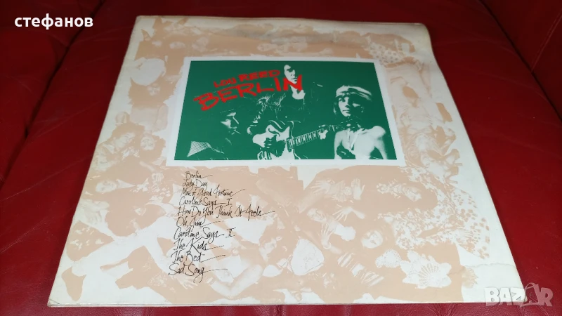 Дългослиреща грамофонна плоча на LOU REED „berlin” 1973, Франция, снимка 1