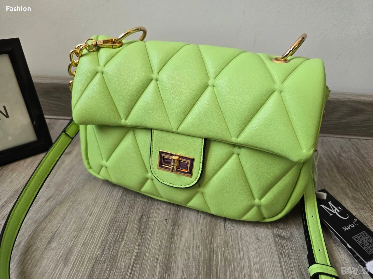 НОВА жестока дамска чанта с къса и дълга дръжка, снимка 1