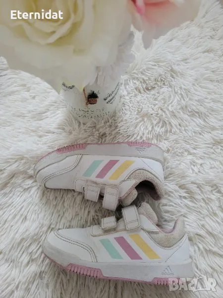 Детски бели маратонки ADIDAS , снимка 1