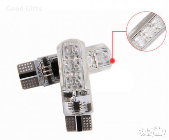 Цветни LED крушки за фарове габарит светлини с дистанционно управление, снимка 5 - Аксесоари и консумативи - 29524454