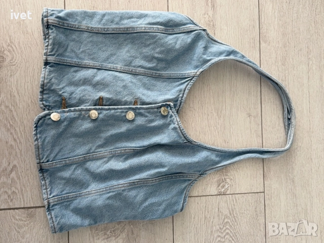 Denim Топ тип Корсет, снимка 1