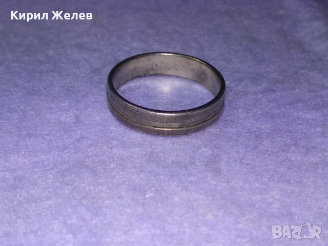 СТАР СТИЛЕН СРЕБЪРЕН ПРЪСТЕН ОКСИДИРАНО СРЕБРО 925 Тип ХАЛКА РЪЧНА ИЗРАБОТКА 40107, снимка 13 - Пръстени - 42760849