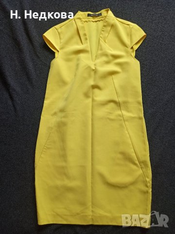 Reserved жълта рокля, снимка 5 - Рокли - 40594919