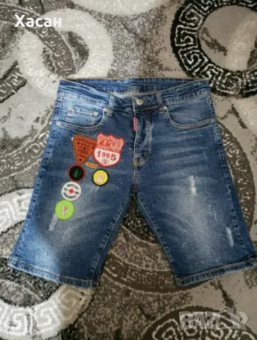 Мъжки къси дънки Dsquared2, снимка 5 - Дънки - 49455708