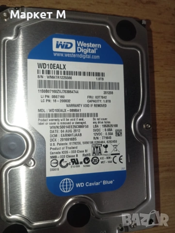 Хард диск 1 TB WD10EALX, снимка 3 - За дома - 53965862