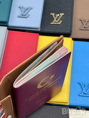 портмонета от естествена кожа в кутия louis vuitton , снимка 9 - Портфейли, портмонета - 51404368