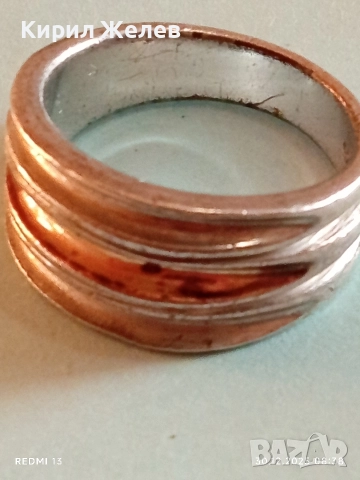 Красив сребърен пръстен висока проба сребро майсторска изработка 44192, снимка 8 - Пръстени - 52933281