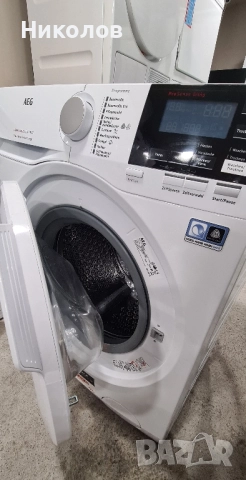 Инверторна пералня със сушилня с пара AEG L7WB64683 (L7WBG68W) 8/4 кг, снимка 9 - Перални - 51953096