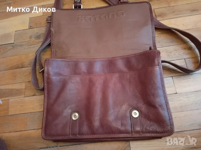 Katana маркова женска чанта естествена кожа нова 34х26х8см, снимка 4 - Чанти - 55965841