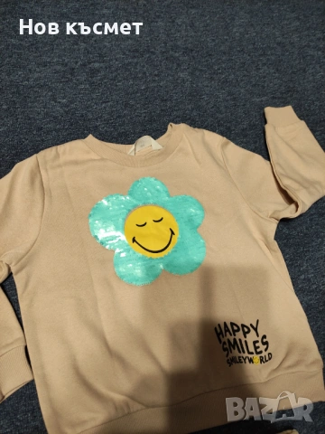 Нови детски дрехи H&M за момиче, размер 98/104, 104, 116, 134 рокля Bambie , снимка 7 - Детски Блузи и туники - 54010818