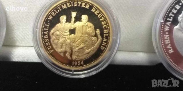 Сребърни юбилейни медали Das Wunder von Bern, 50г, снимка 12 - Нумизматика и бонистика - 44290953