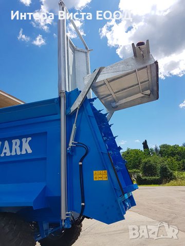 Тороразхвърлящо ремарке задно разхвърляне - 6 т - 9 м3, снимка 2 - Селскостопанска техника - 40685715