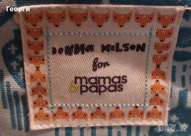 Дамска чанта Mamas & Papas. Дизайн Лисиците на Donna Wilson, снимка 6 - Други - 49351024