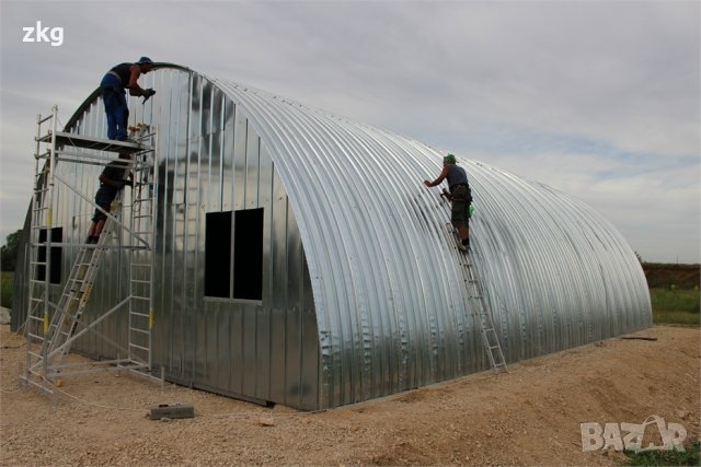 Дъговидна трапецовидна ламарина TR40x186-744, снимка 2 - Строителни материали - 34478600