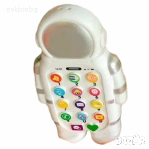Детски музикален телефон "Космонавт" – Вашият малък изследовател на звуци и светове, снимка 5 - Музикални играчки - 54049782