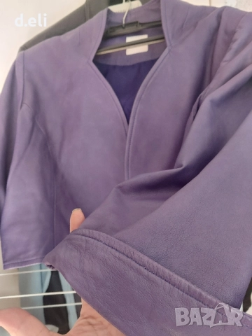 In FRONT 100% Кожа. Къс модел, болеро, снимка 3 - Якета - 51326832