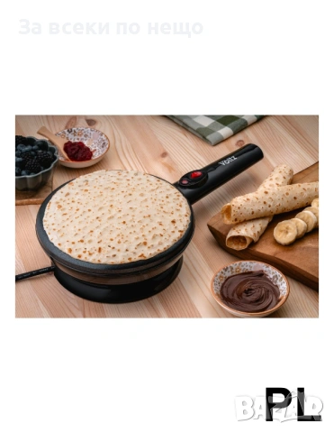 Уред за приготвяне на палачинки терморегулатор, Черен Код P2176, снимка 3 - Други - 54170117