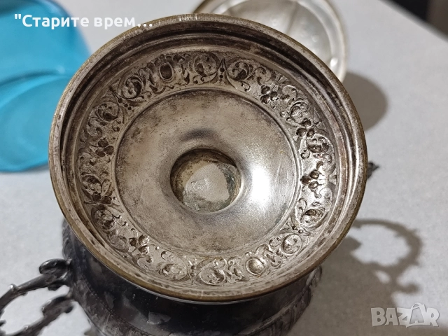 Антикварна Захарница / Бонбониера WMF, снимка 5 - Антикварни и старинни предмети - 52347514