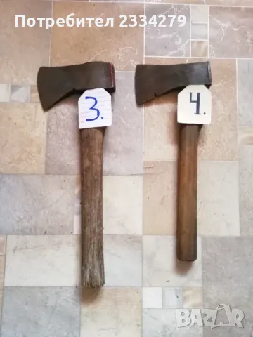  Стари брадви, тупори секири,  има военни немски от WW-2, снимка 14 - Антикварни и старинни предмети - 48083696